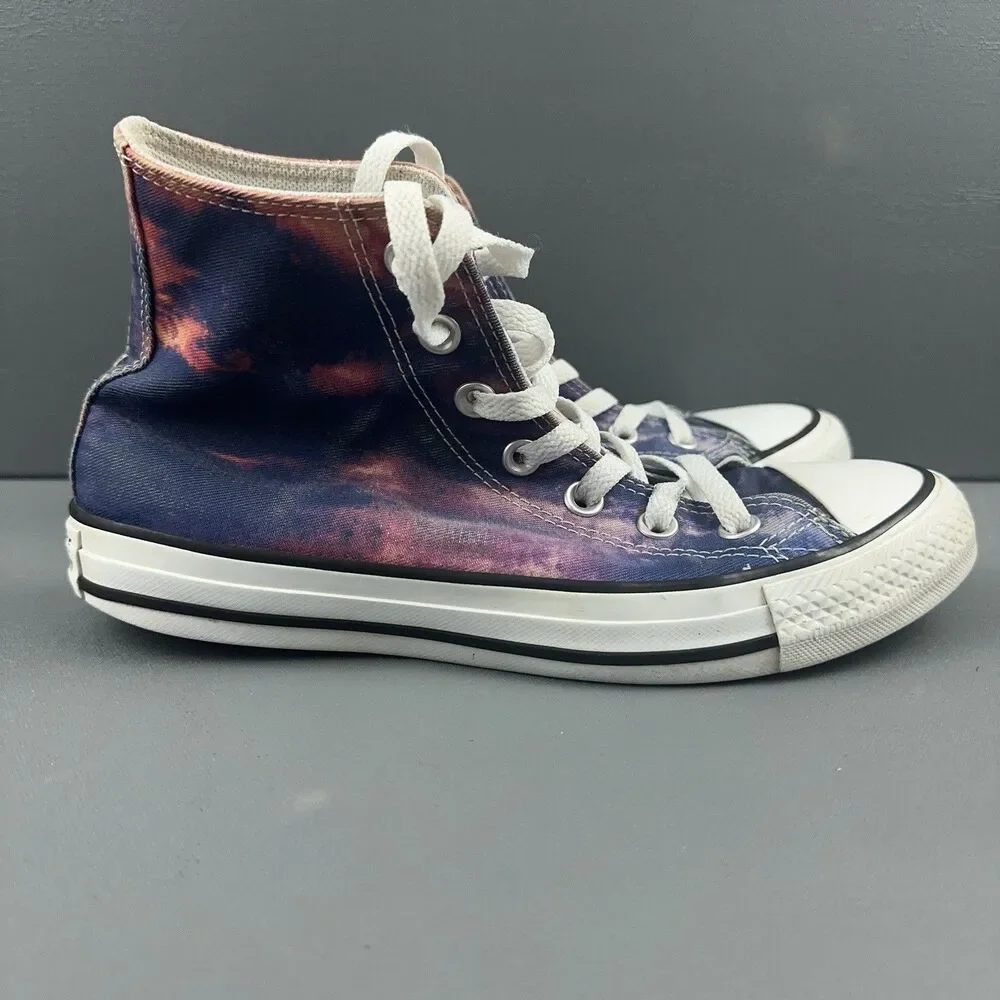 Converse Chuck Taylor All Star High Sunset Tie Dye Womens Size 7 Sneakers